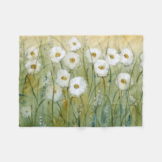 Daisy Spring I Fleecedecke (Vorderseite (Horizontal))