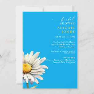 Daisy Stem Spring Bridal Dusche Einladung