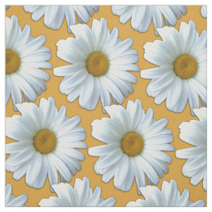 Daisy Stoff Yellow Daisy Fabric Cotton oder Poly