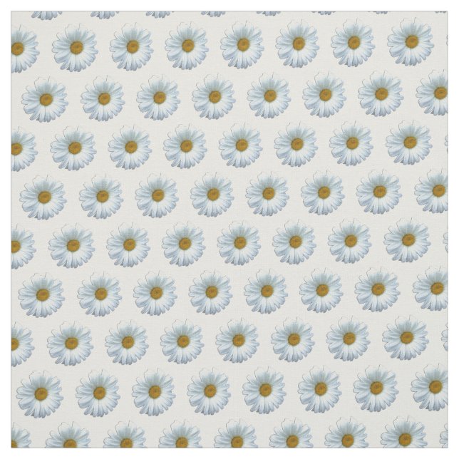 Daisy Stoff Yellow Daisy Fabric Cotton oder Poly (Muster)