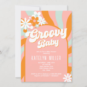 Daisy Super Baby shower Invitation