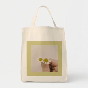 “Daisy sur le bout des doigts – Sac fourre-tout en