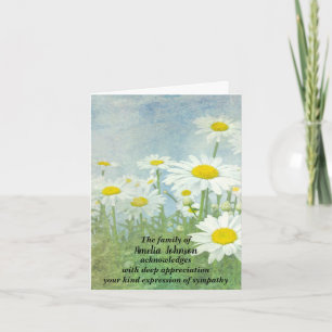 Daisy Sympathy du Merci de famille