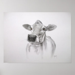 Daisy the Cow Print Poster