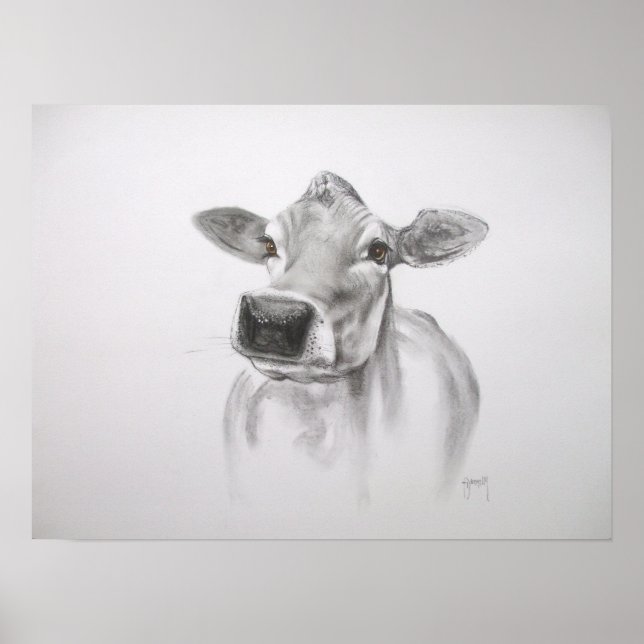 Daisy the Cow Print Poster (Vorne)