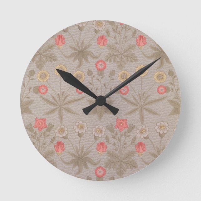 'Daisy', the first wallpaper designed by William M Runde Wanduhr (Vorderseite)