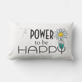DAISY THEMA OUTDOOR GLÜCKLICH PILLOW KISSEN