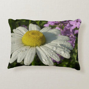 Daisy und Summer Lilac Wildblume Dekokissen