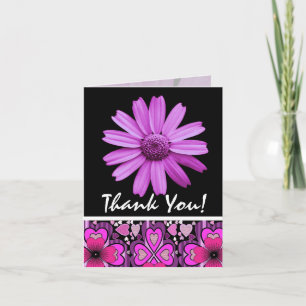 Daisy Vielen Dank Notecard Dankeskarte
