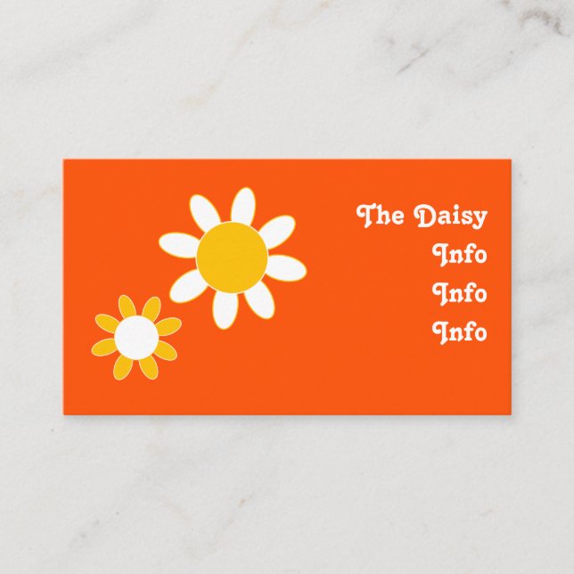 Daisy Visitenkarte (Vorderseite)
