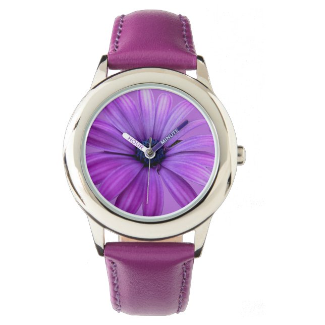 Daisy Watch Classic Gerbera Daisy Wrist Watch Armbanduhr (Vorderseite)