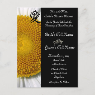 Daisy Wedding Einladungen und Favoriten