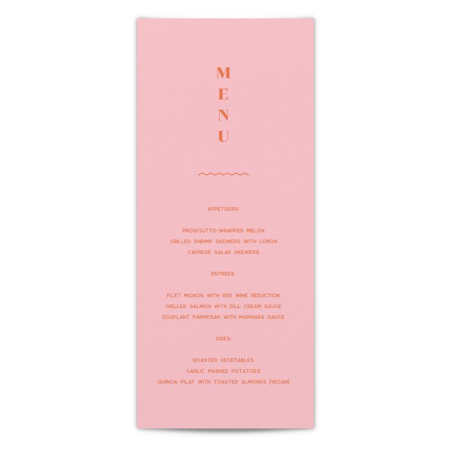 Daisy Wedding Menu Menükarte (Von Creator hochgeladen)