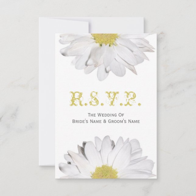 Daisy Wedding RSVP (Devant)