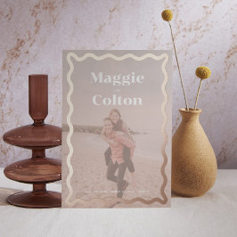 Daisy Wedding Save the Date Folieneinladung