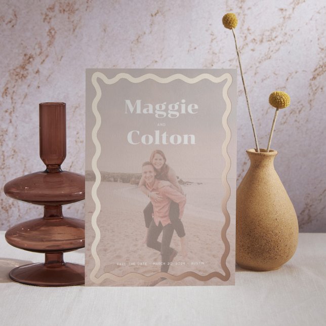 Daisy Wedding Save the Date Folieneinladung (Von Creator hochgeladen)