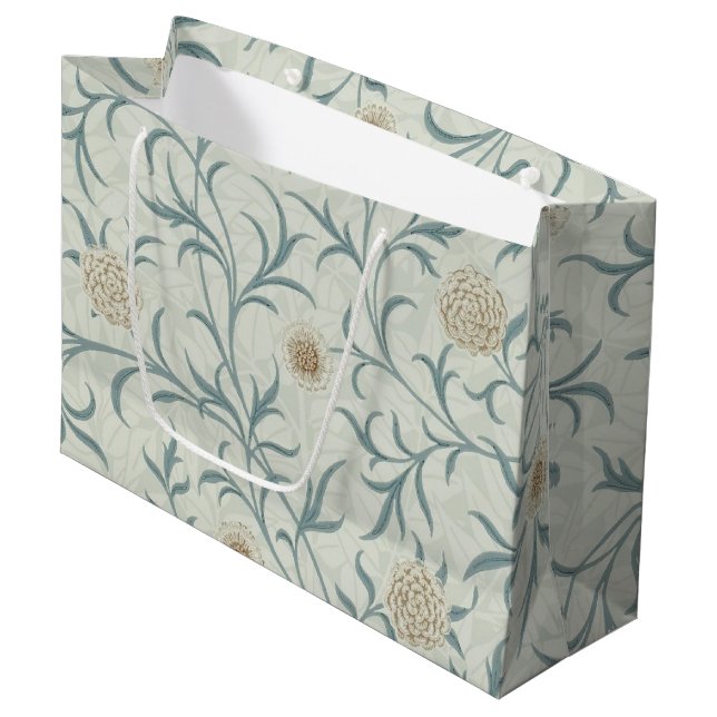 Daisy, William Morris große Geschenktasche Große Geschenktüte (Vorderseite Schrägansicht)
