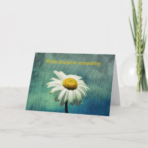 Daisy  -  With deepest sympathy Karte