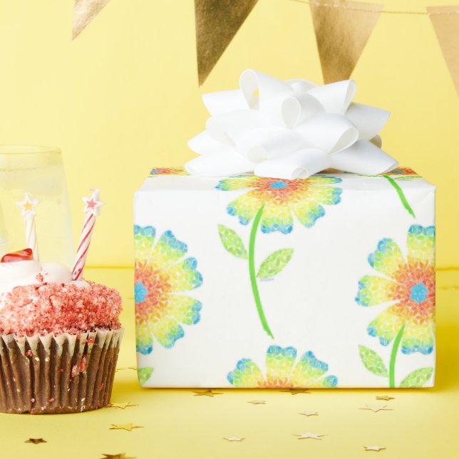 Daisy Wrapping Paper Geschenkpapier (Geburtstagsparty)