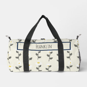 Daisy Zeichnend I Individuelle Name Duffle Bag