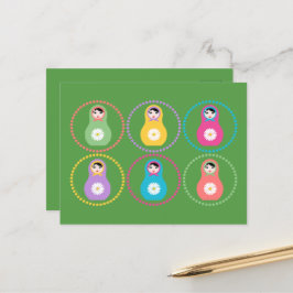 Daisyflower Missydoll Postkarte