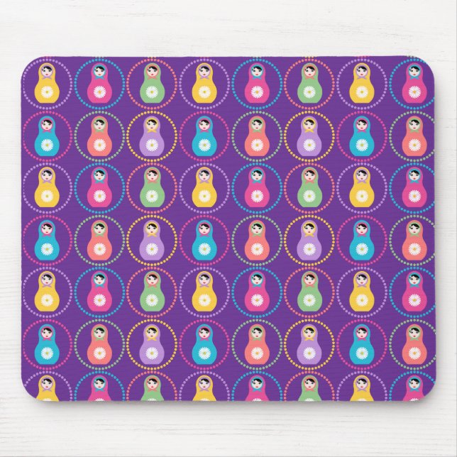 Daisyflower-Muster Mousepad (Vorne)