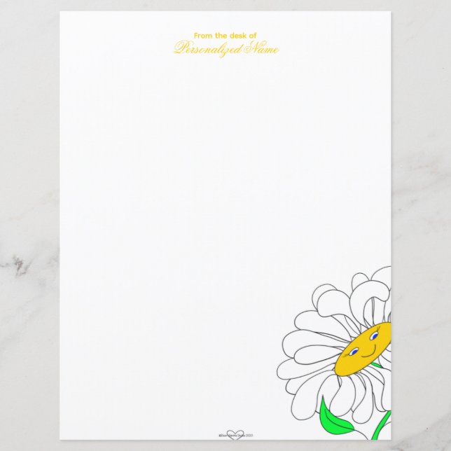 Daisy's Delight Unlinated Paper Sheet (Vorderseite)