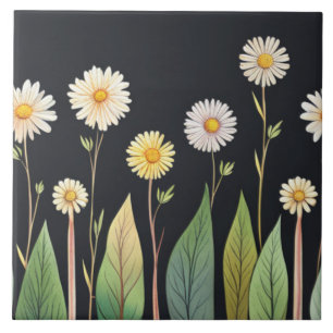 Daisy's in der Nacht Fliese