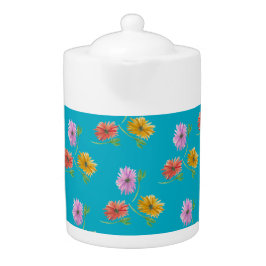 DaisyTrio Blue Wrapping Paper