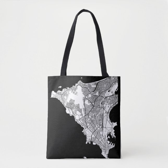Dakar Senegal Karte Tasche (Vorderseite)