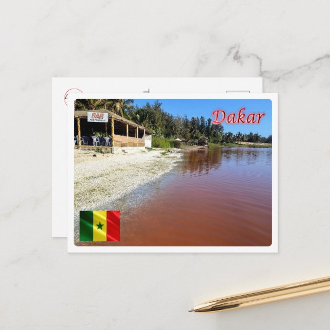 Dakar - Senegal - Panorama - Postkarte (Vorderseite/Rückseite Beispiel)