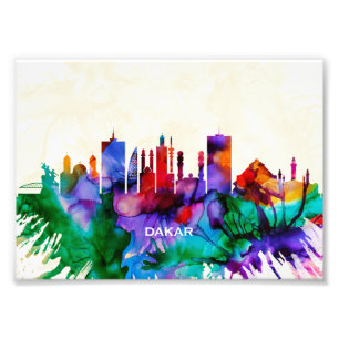 Dakar Skyline Fotodruck