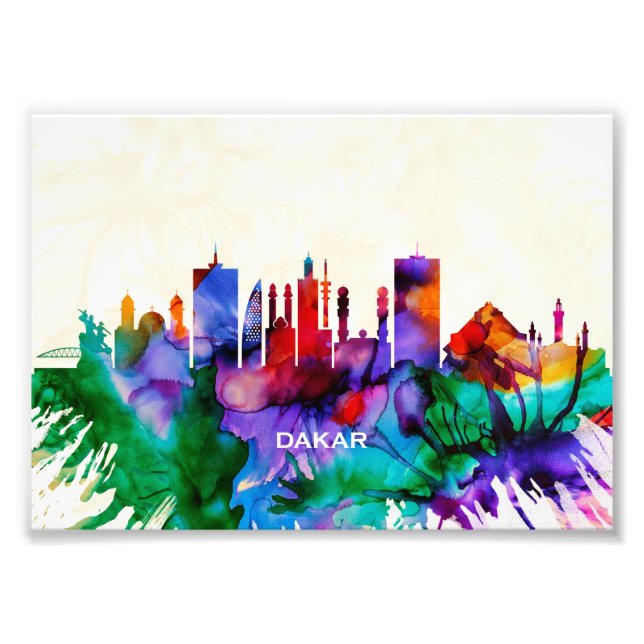 Dakar Skyline Fotodruck (Vorne)