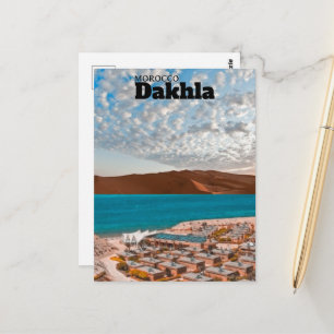 Dakhla-Druck - Marokko Poster, Dakhla Ansichten, S Postkarte