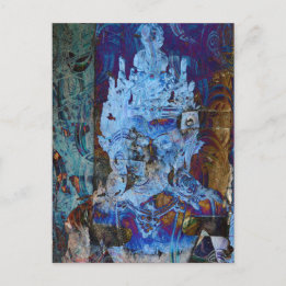 Dakini-Emanation Blau-Träumer Postkarte
