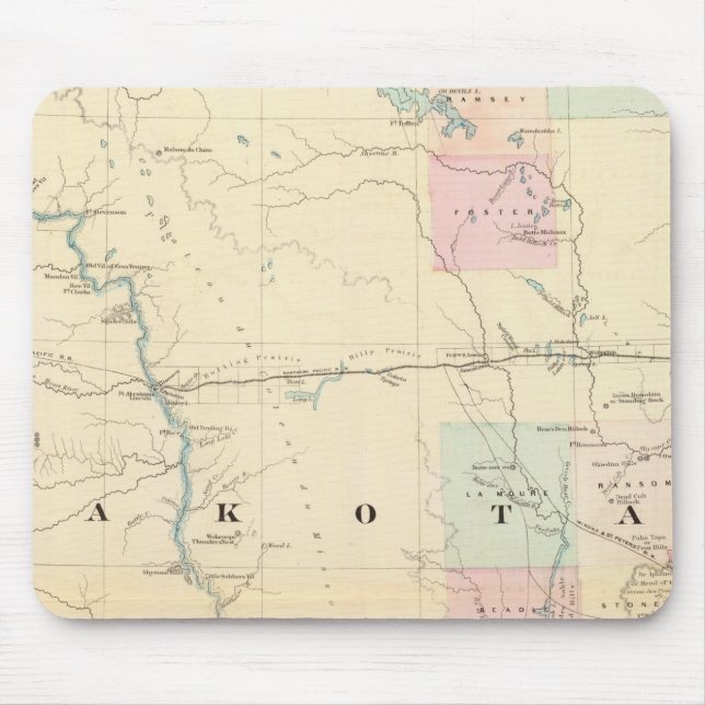 Dakota 2 mousepad (Vorne)