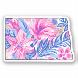 Dakota du Nord - Autocollant d'été - Inspiré Lilly