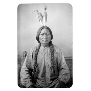 Dakota Leader sitzt Bull Native Amerikanische Urei Magnet