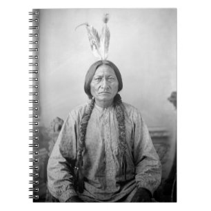 Dakota Leader sitzt Bull Native Amerikanische Urei Notizblock