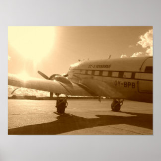 "Dakota Longing for the Sky in Abend Sun" Poster