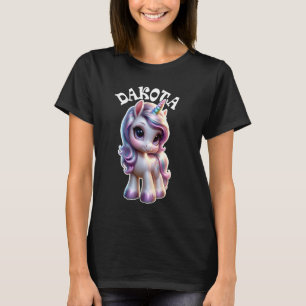 Dakota Niedlich Unicorn Design for Girls Name Dako T-Shirt
