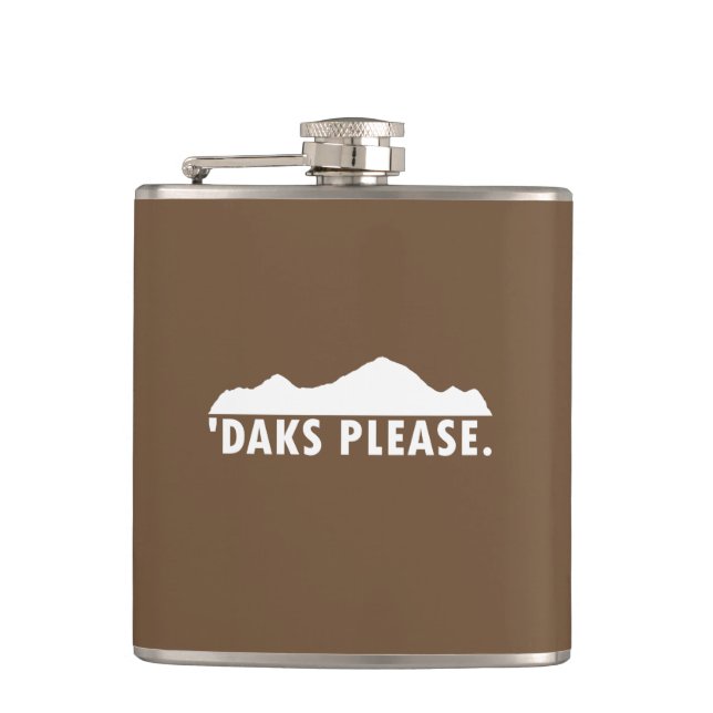 Daks bitte flachmann (Vorderseite)