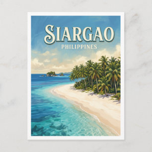 Daku Insel General Luna Philippinen Postkarte