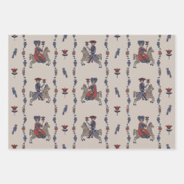 Dala B - Schleifpapier Geschenkpapier Set