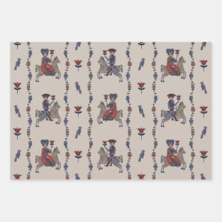 Dala B - Schleifpapier Geschenkpapier Set