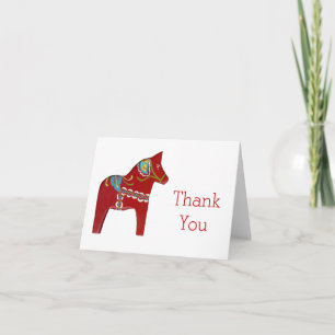 Dala Horse Carte de remerciements