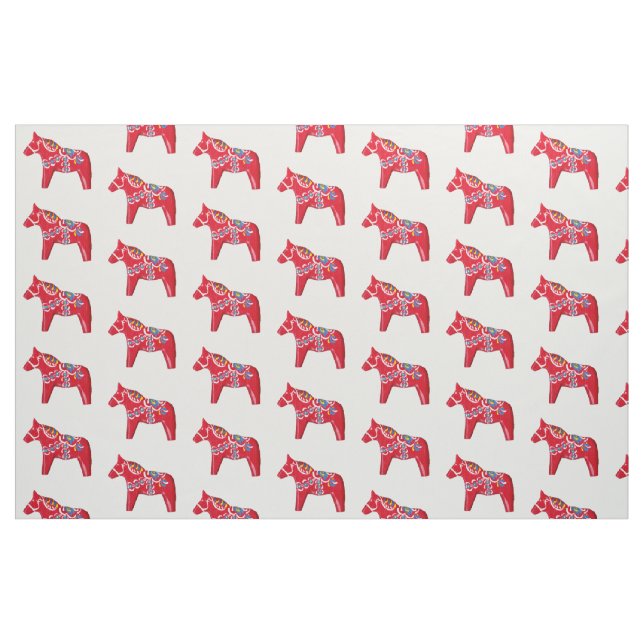 Dala Horse Fabric von Julia Morrill Stoff (Fat Quarter (45,7 x 55,9 cm))