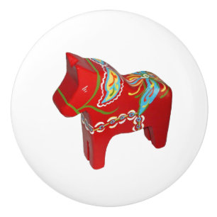 Dala Horse Keramik Knob Keramikknauf