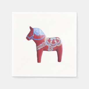 Dala Horse Paper Napkins Serviette