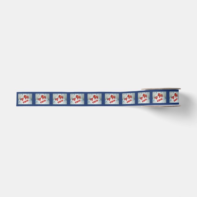 Dala Horse Ribbon Ripsband (Vorderseite)